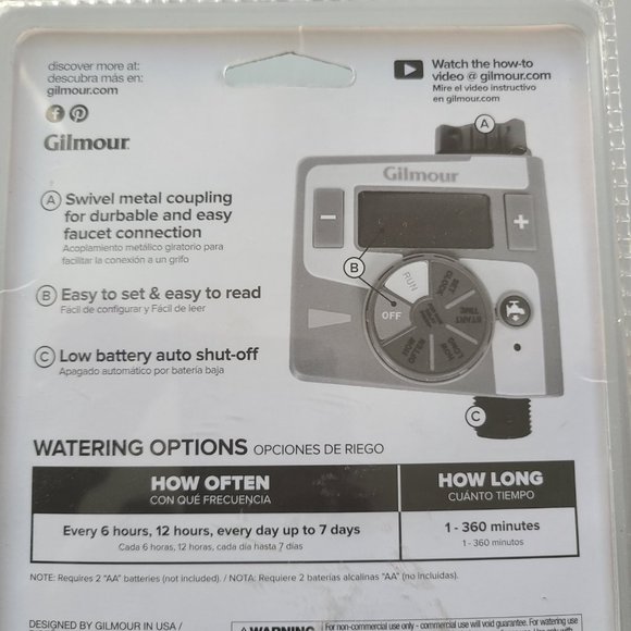 Gilmour Automatic Water Timer - Picture 4 of 5